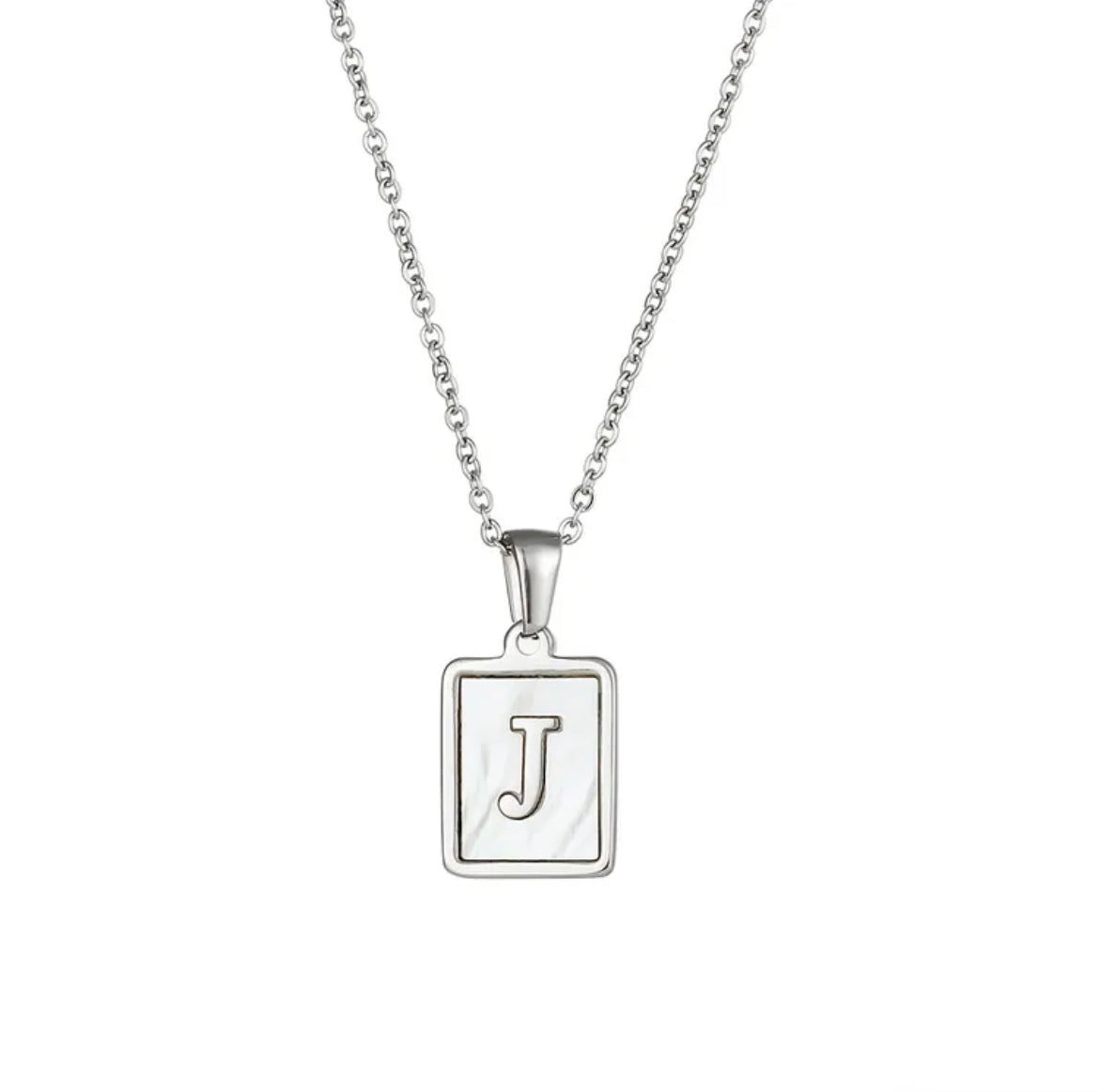Pearl Initial Necklace